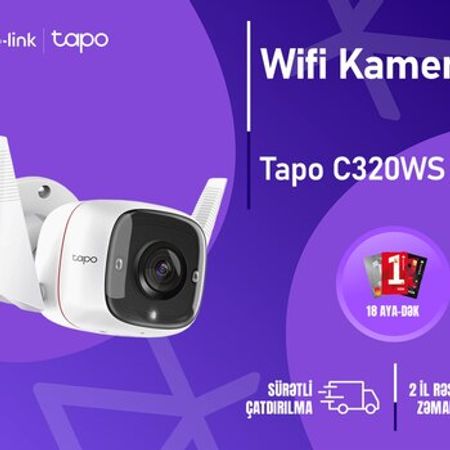 TP-Link Tapo C320WS — Wifi Kamera Xarici (2K QHD 4MP)