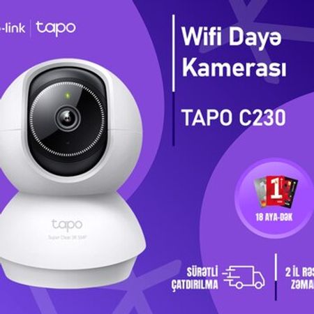 TP-Link Tapo C230 WiFi dayə kamerası (3K 5MP)