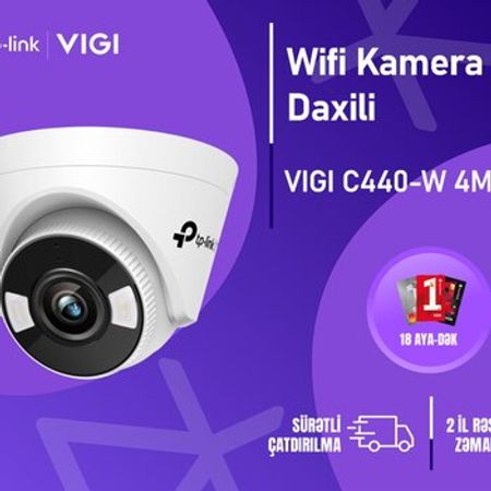 TP-Link VIGI C440-W — Wifi Kamera Daxili (4MP)