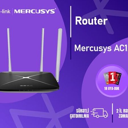 Mercusys AC12 Wifi 5 Router