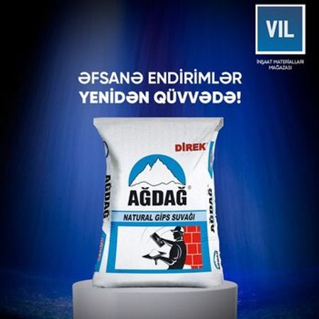 Ağdağ direk gips suvağı – Təmir və tikinti – ucuztap.az