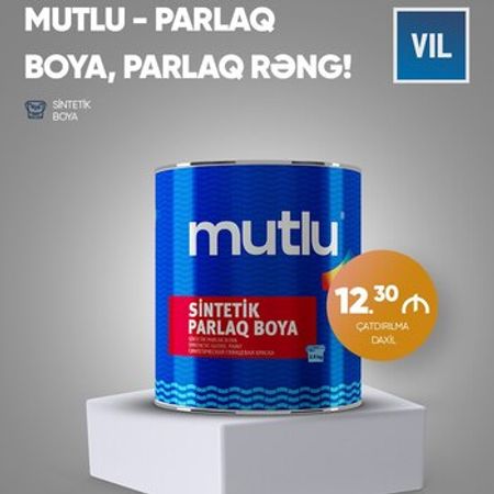 "Mutlu" parlaq boya