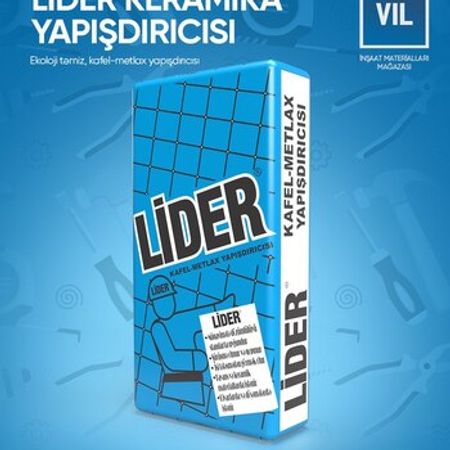 "Lider" keramika yapışdırıcısı