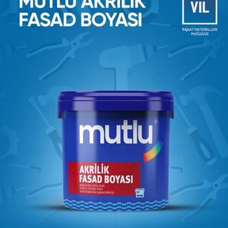 "Mutlu" fasad boyası