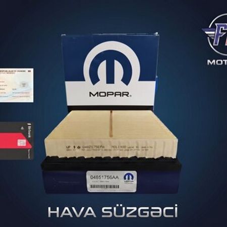 Jeep, Dodge, Chrysler ehtiyat hissələri