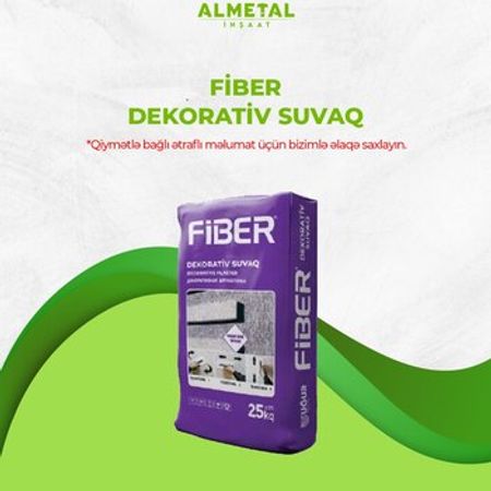 Fiber dekorativ suvaq – Digər – ucuztap.az
