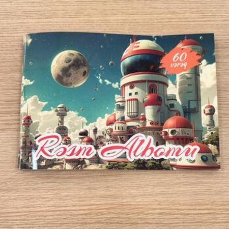 Rəsm albomu 60 vərəq