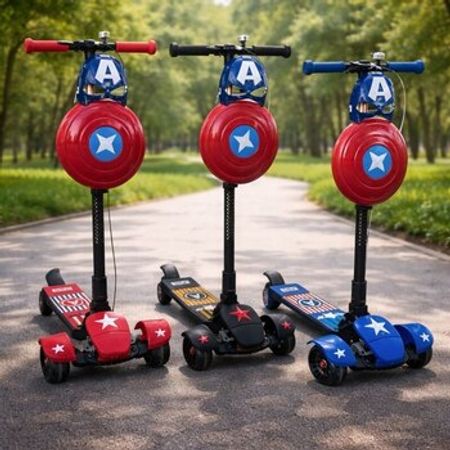 Uşaq skuteri Capitan America