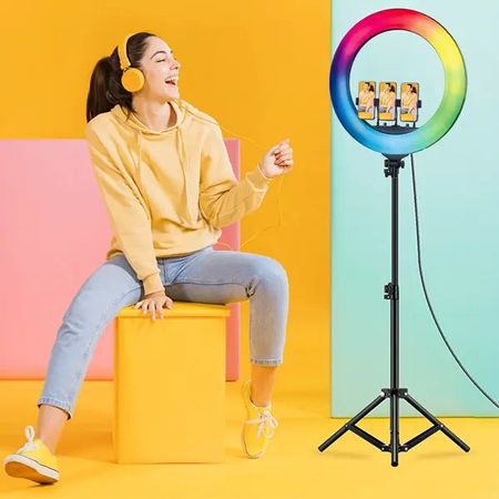 Led Rgb İşiq Tripod Ştativ