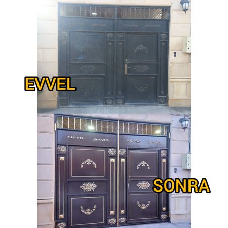 Darvazalarin rənglənməsi yərinde temir