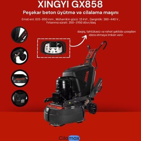 Beton cilalama avadanlığı Xingyi GX 858 – Beton – ucuztap.az