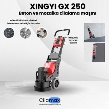 Beton və mozaika cilalama maşını HTG GX250 – Beton – ucuztap.az