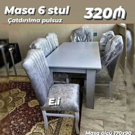 Masa və oturacaqlar