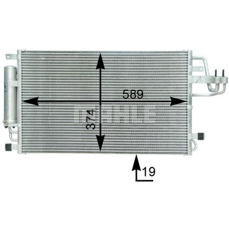 Hyundai Tucson 2008 kondisioner radiatoru – Ehtiyat hissələri – ucuztap.az