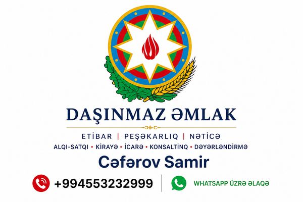 1 Otaqlı mənzil, 1 m², Bakı ş. Yasamal r – Kirayə verilir – ucuztap.az