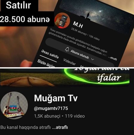 Youtube Səhifəsi – Bakı – ucuztap.az