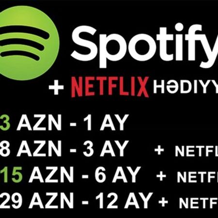 Spotify Premium Səhifəsi – Oyunlar, pultlar və proqramlar – ucuztap.az