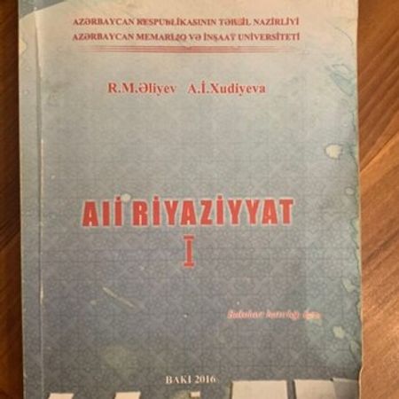Dərs Vəsaiti Ali Riyaziyyat 1 – Kitablar – ucuztap.az
