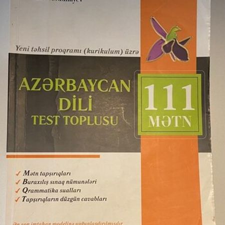 Azərbaycan Dili 111 Mətn Dərs Vəsaiti – Kitablar – ucuztap.az