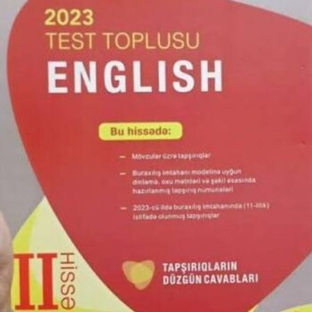 Test Toplusu English 2-ci Hissə – Azərbaycan – ucuztap.az