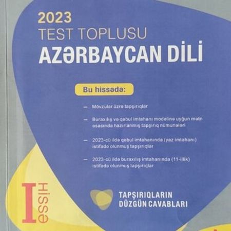 Test Toplusu Azərbaycan Dili 1 Hissə – Azərbaycan – ucuztap.az