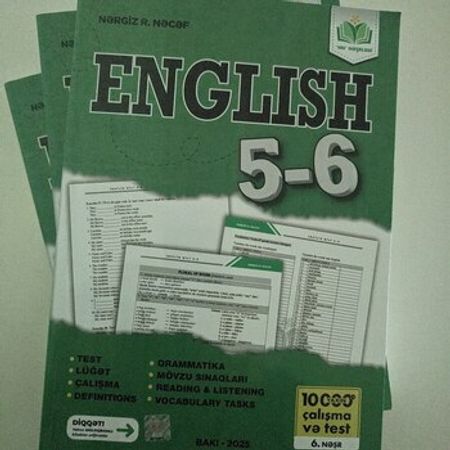 İngilis Dili 5 - 6 Sinif Nərgiz Nəcəf – Azərbaycan – ucuztap.az