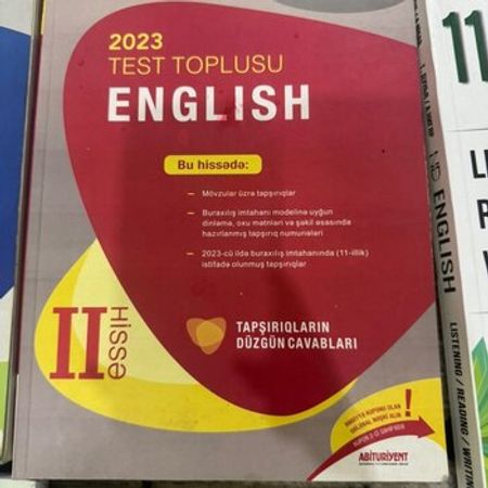 Test Toplusu İngilis Dili – Azərbaycan – ucuztap.az