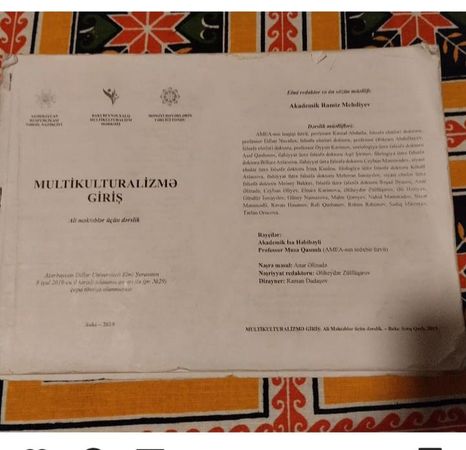Dərslik Multikultiralizmə Giriş – Kitablar – Bakı – ucuztap.az