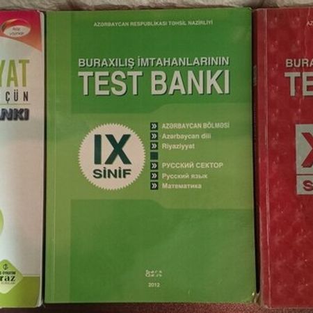 Riyaziyyat Test Bankı – Kitablar – ucuztap.az
