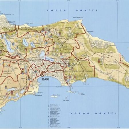 Abşeron Yarımadasının Xəritəsi – Kitab və jurnallar – ucuztap.az