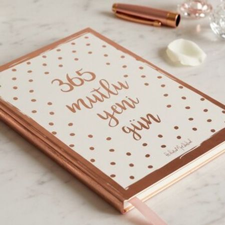 Planner 365 Mutlu Yeni Gün Rose Gold – Kitab və jurnallar – ucuztap.az