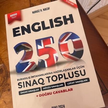 Nərgiz r. Nəcəf 250 Sınaq Toplusu – Kitablar – ucuztap.az