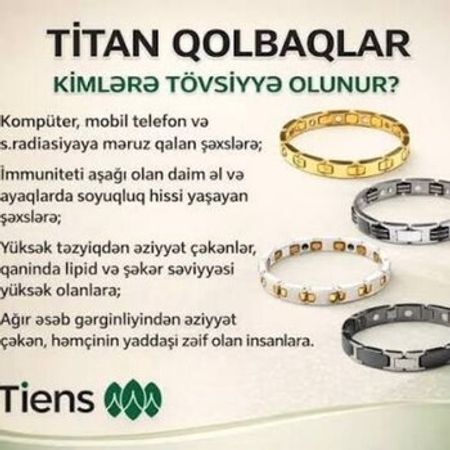 Titan Qolbaqlar – Bijuteriya – ucuztap.az