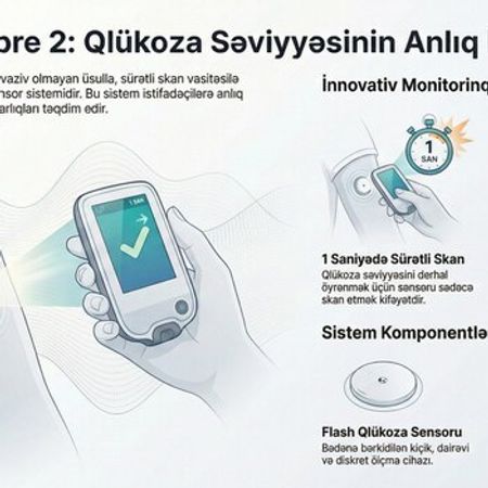 Libre 2 Qlükoza Səviyyəsini Izləmək Üçün Sensor – Azərbaycan – ucuztap.az