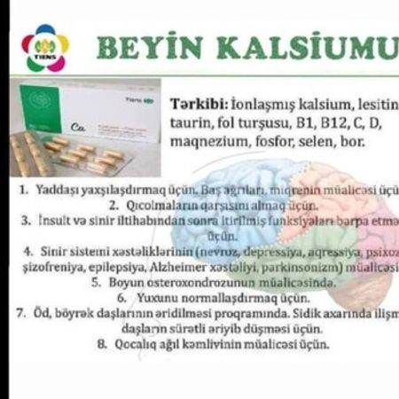 Tiens Bio Kalsium – Sumqayıt – ucuztap.az