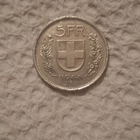 İsveçrə 5 Frank 1968 – Kolleksiya – ucuztap.az