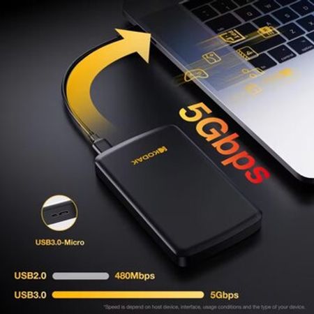 Xarici Sərt Disk (HDD) - Kodak P150 1 TB – Komponentlər və monitorlar – ucuztap.az