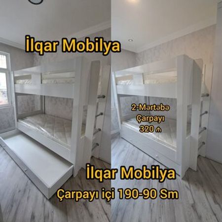 İkimərtəbəli Çarpayı – Yataq dəsti və çarpayılar – ucuztap.az
