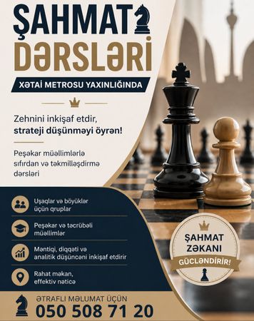 Şahmat dərsləri – Bakı – ucuztap.az