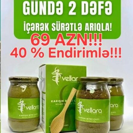 Vellara Çayı – Arıqlamaq üçün vasitələr – ucuztap.az