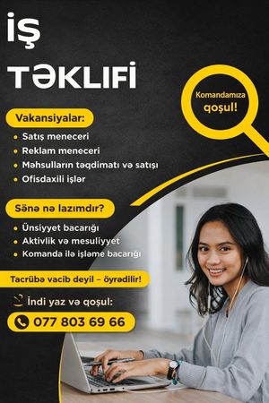 Məlumat meneceri – İş təklif edirəm – ucuztap.az