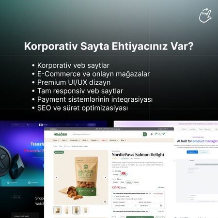 Korporativ web saytın hazırlanması – Bakı – ucuztap.az