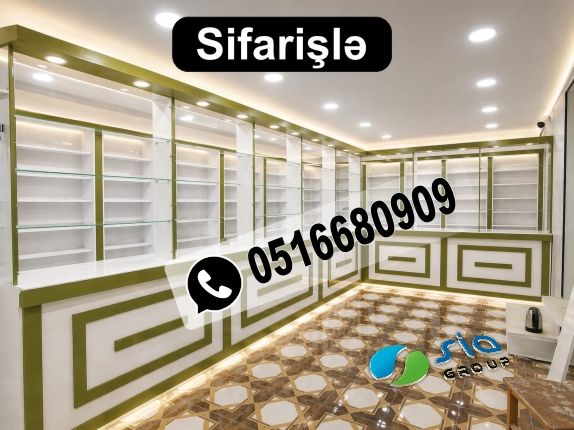 Aptek mebeli sifarişi – Bakı – ucuztap.az
