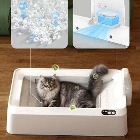 Petkit Purobot Crystal Duo With Camera (P9905) – Ağıllı Özünü Təmizləyən Pişik Tualeti – Bakı – ucuztap.az