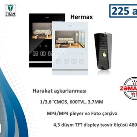 Domofon Hermax HR-LA – Təhlükəsizlik avadanlığı – ucuztap.az