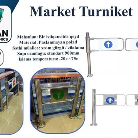 Market turniketi – Təhlükəsizlik avadanlığı – ucuztap.az