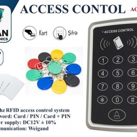 Access control 125Khz – Təhlükəsizlik avadanlığı – ucuztap.az