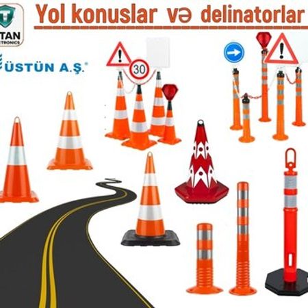 Yol üçün konus və delinator – Təhlükəsizlik avadanlığı – ucuztap.az