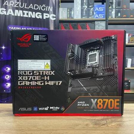 Ana plata Asus Rog Strix X870E-H GAMING WIFI 7 AM5 – Bakı – ucuztap.az
