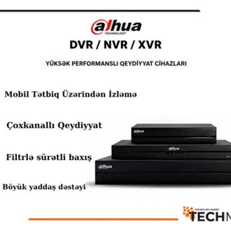 Dahua video qeydiyyat qurğuları – Bakı – ucuztap.az